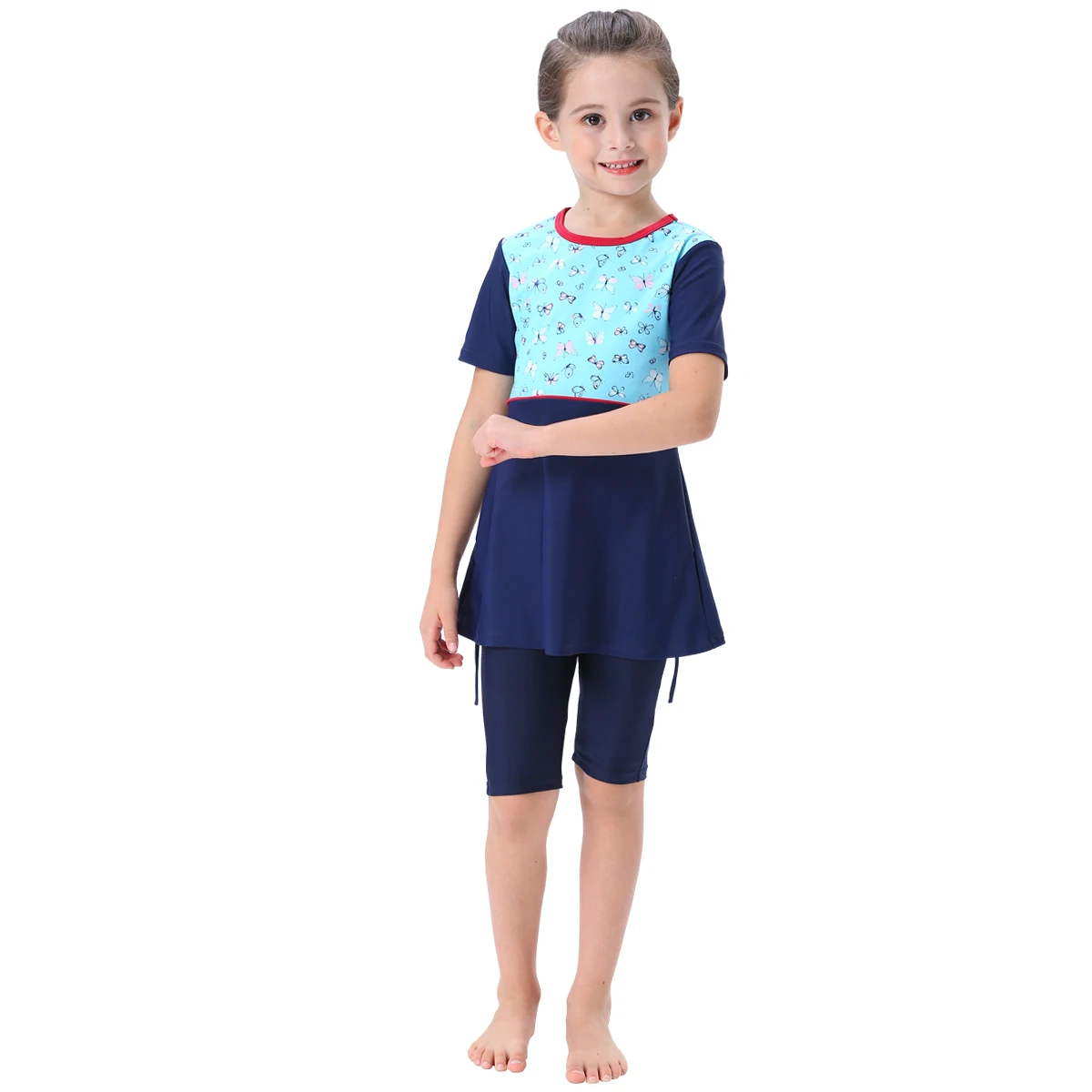 Мусульманские купальники для девочек детские в исламском буркине костюмы