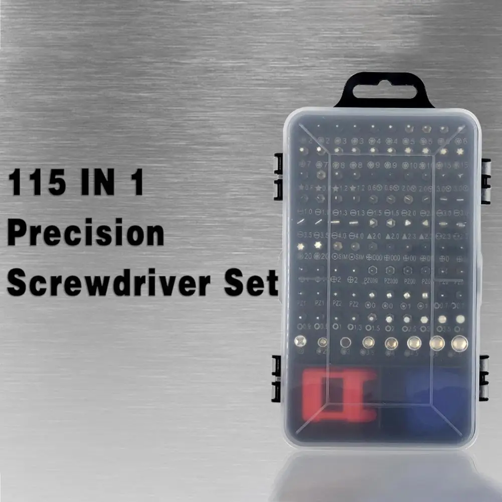 Набор прецизионных отверток 110 в 1 с магнитным инструментом для ремонта планшетов