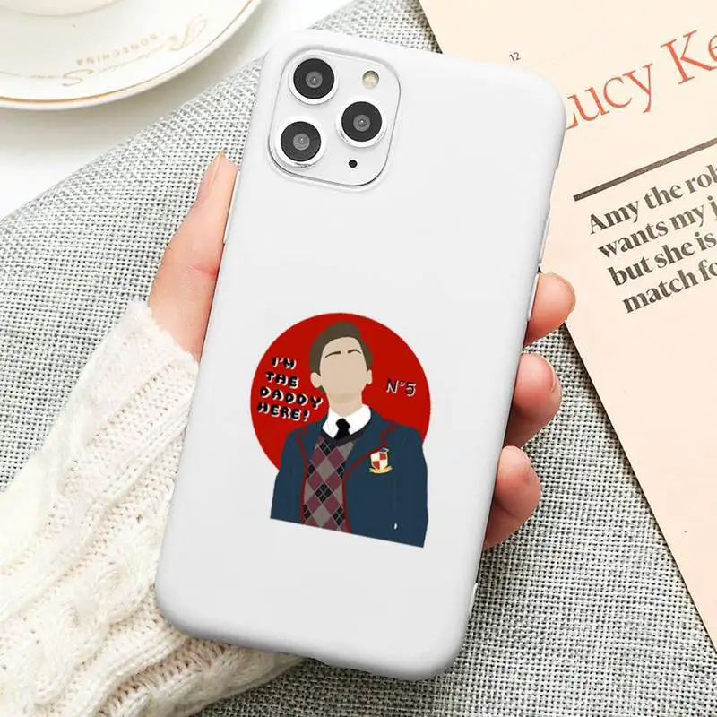 

Umbrella Academy design Phone Case Candy Color for iPhone 11 12 mini pro XS MAX 8 7 6 6S Plus X 5S SE 2020 XR