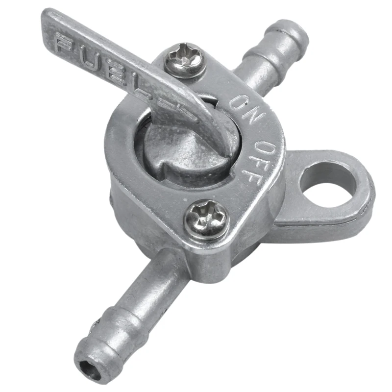 Топливный кран универсальный 6 мм для мопеда скутера мотоцикла и quad с функцией