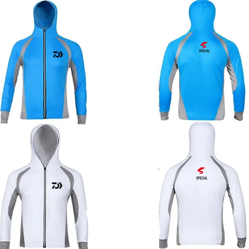Новая мужская рыболовная куртка Daiwa пальто с капюшоном для мужчин УФ-защитой UPF 50