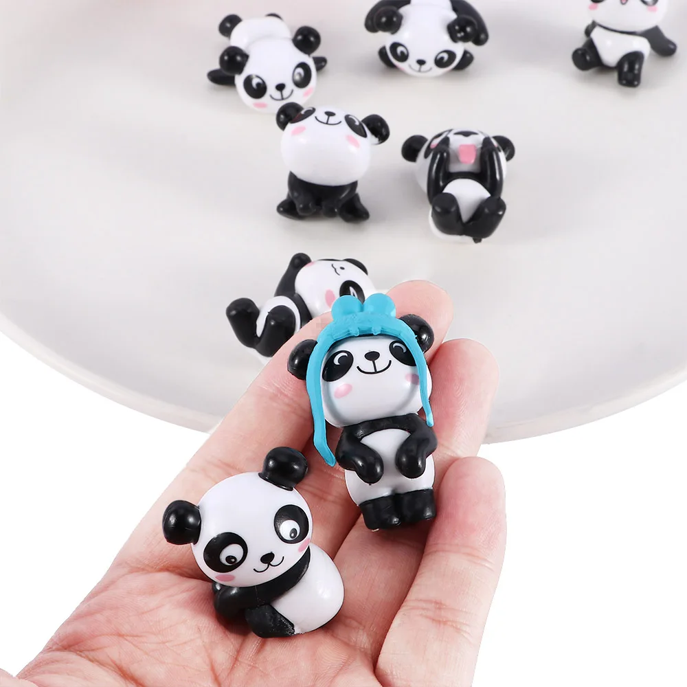 8 шт./компл. миниатюрные фигурки панды модель детские игрушки фигура мира