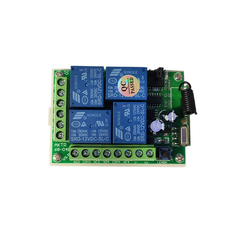 Реле дистанционного управления горячая Распродажа DC 12 В 4CH релейный
