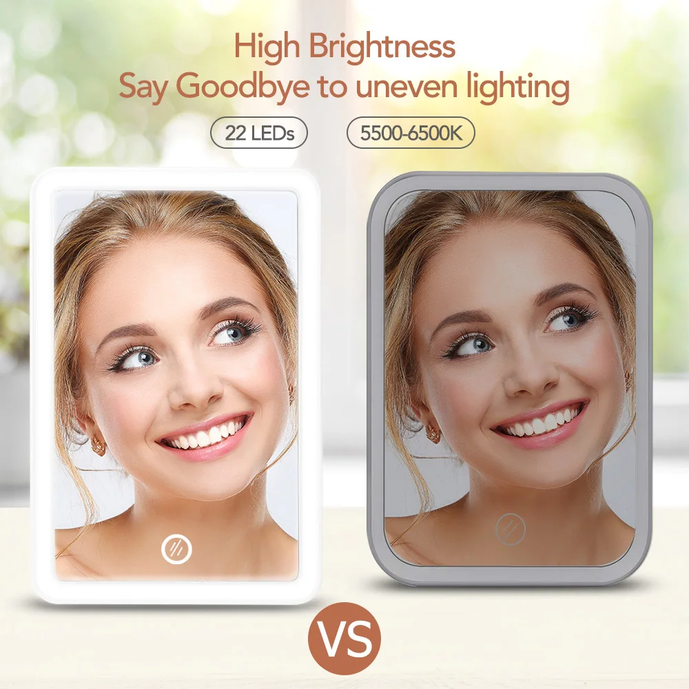 Светильник ed макияж зеркало Led дорожная косметическое с светильник s Зарядка