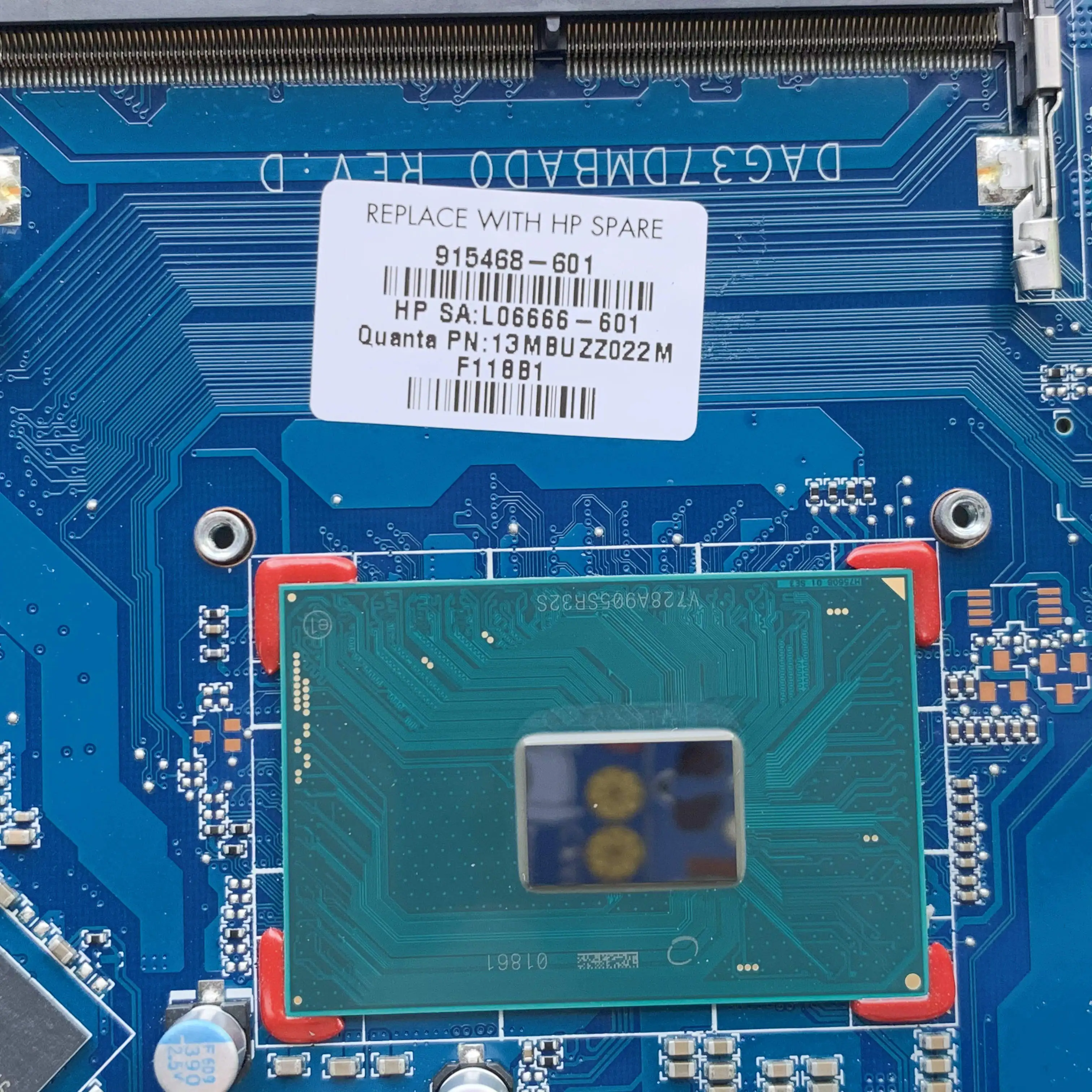 GD оригинал для HP Pavilion 17-AB 17-W Материнская плата ноутбука с GTX 1050 GPU i5-7300HQ CPU DDR4 915468-601