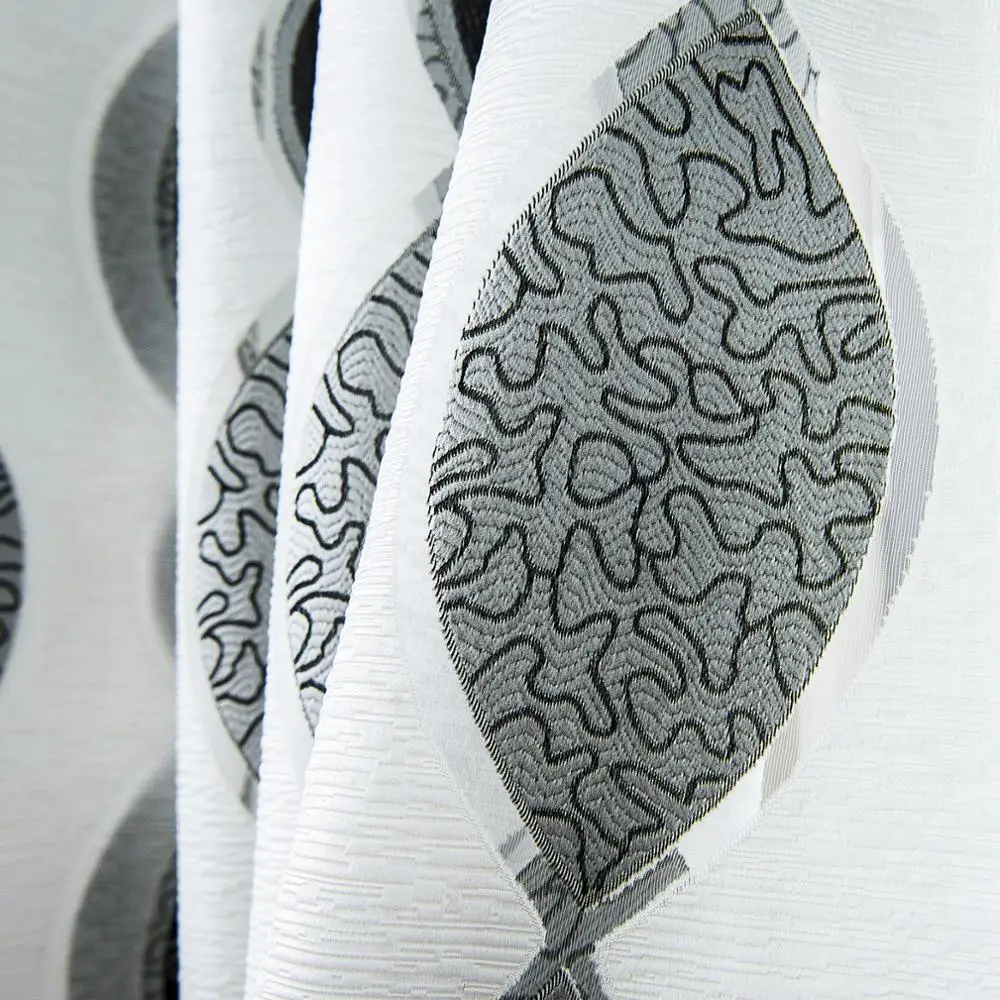 Занавеска YokiSTG с геометрическим узором прозрачные Занавески для окна занавеска