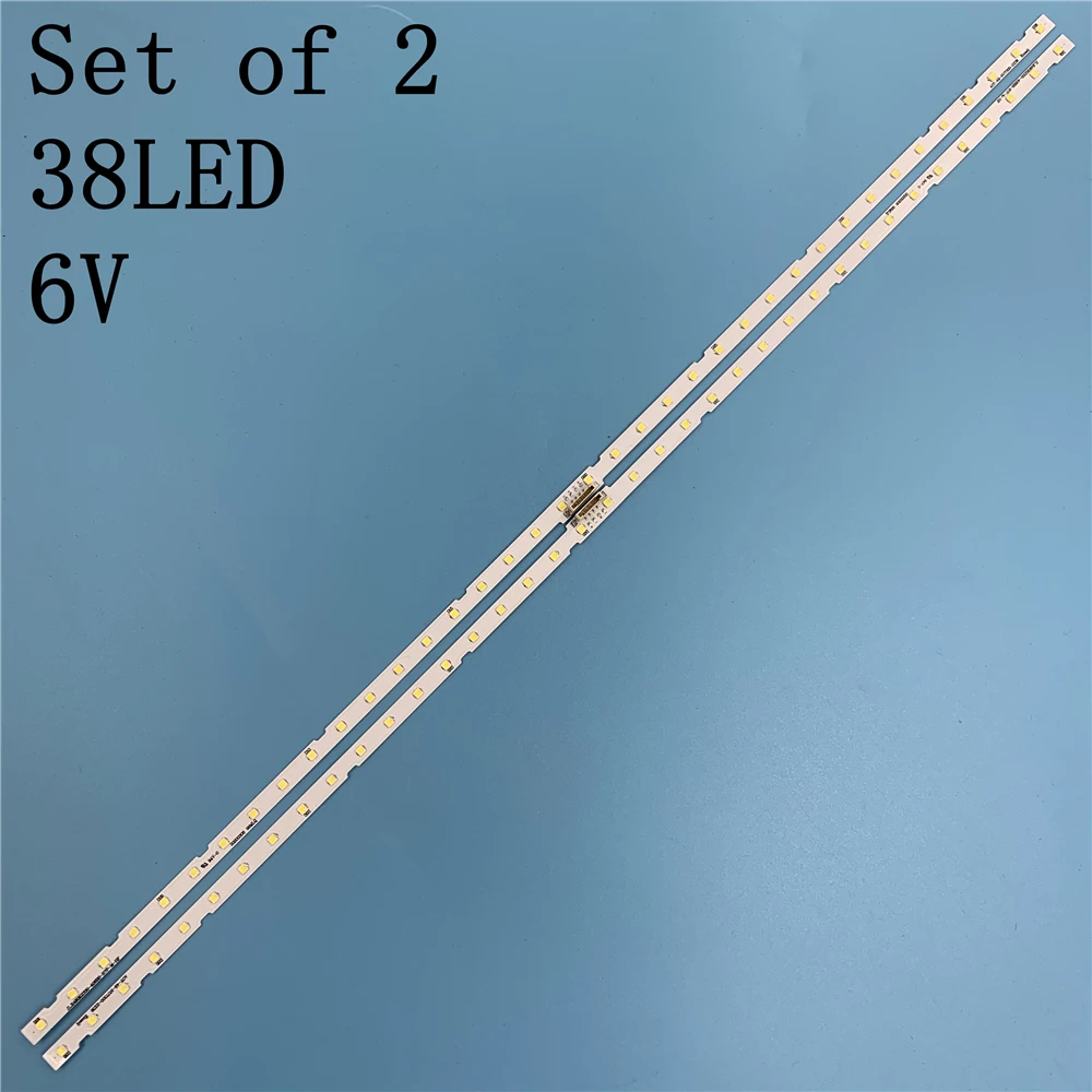 

LED Backlight strip 38LED for Samsung 49"TV UE49NU7140U UE49NU7100U AOT_49_NU7300_NU7100_2X38_6V