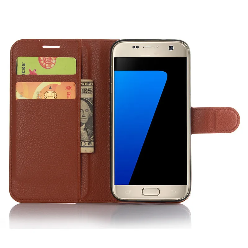 Leather Flip Case For Samsung Galaxy S7 Wallet Magnetic Cover Samsung Galaxy S7 Edge Case For Samsung S7 S 7 Phone Coque Hoesje