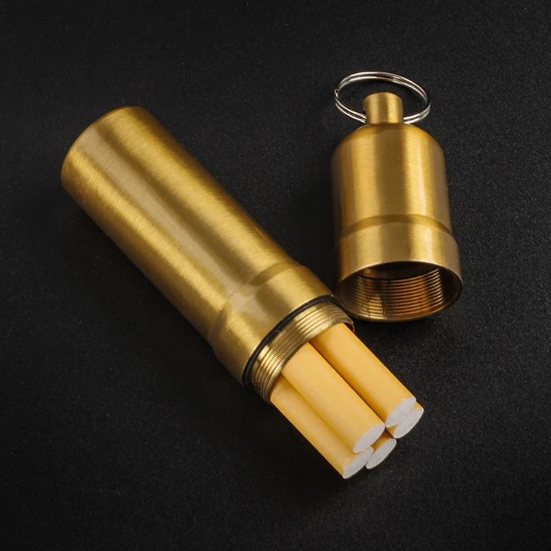 Портативный чехол для мини-сигарет из алюминиевого сплава с футляром хранения