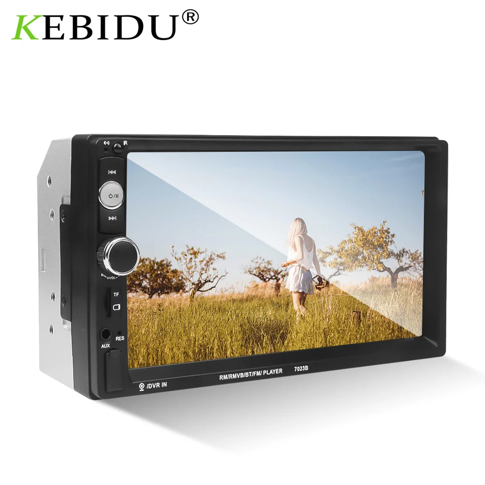 

Автомобильное радио с сенсорным экраном HD 7 дюймов, Bluetooth, стерео, аудио, автомобильный мультимедийный MP5 плеер, MP5, FM, TF, USB, Aux, медиа-радио