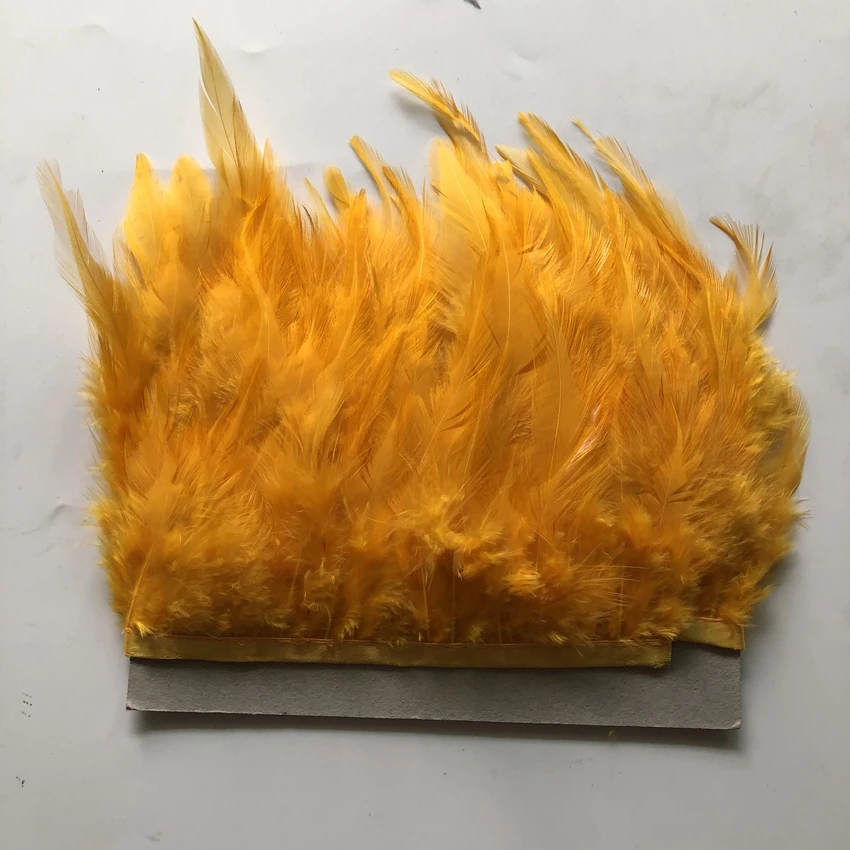 Атласная лента для украшения одежды отделка из перьев петушиных высота 8 13 см 3 5