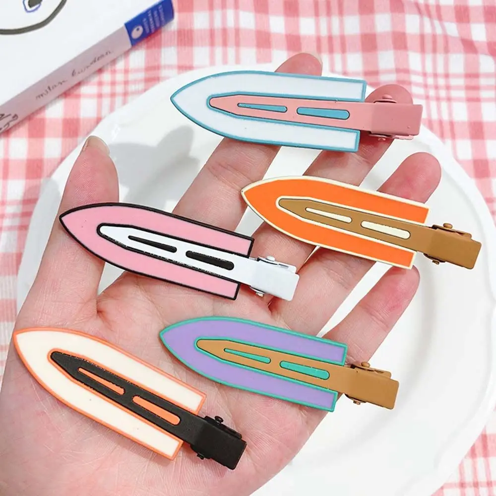 

1Pcs Cute Seamless Hair Clip for Women Plastic Wholesale Baby Hair Accessories Bangs Hairpin Clip Makeup Hair Tools