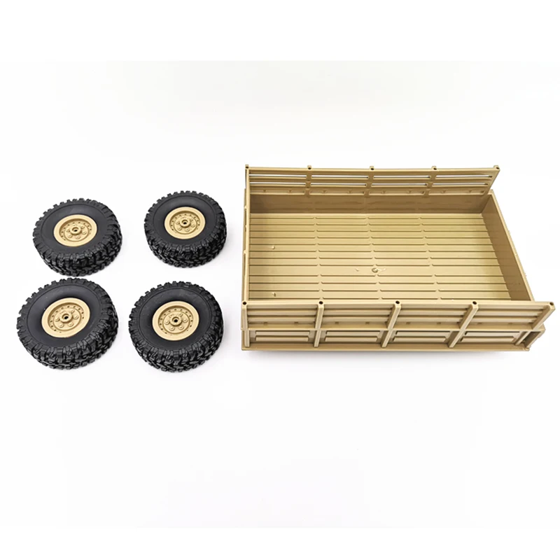 Для Wpl Rc автомобиль аксессуары Diy 4-колесный прицеп грузовик газ части автомобиля