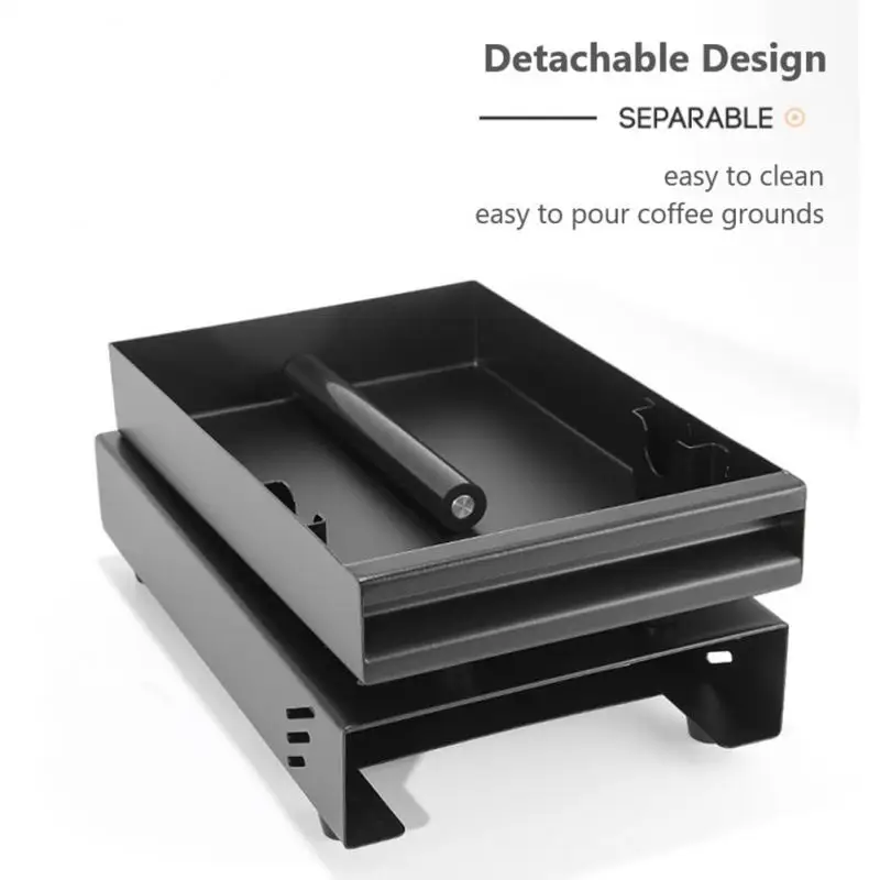 Профессиональный Выдвижной ящик из нержавеющей стали для бариста контейнер