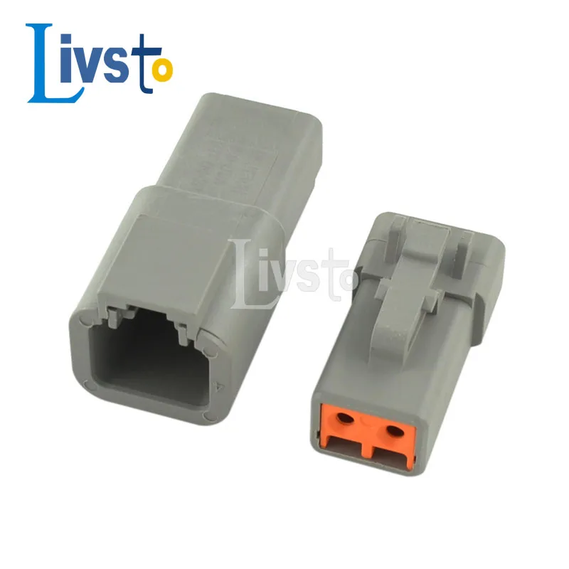 1 компл. 2-контактный немецкий DTP серия водонепроницаемый автомобильный разъем Электрический провод штепсельная вилка Женская розетка