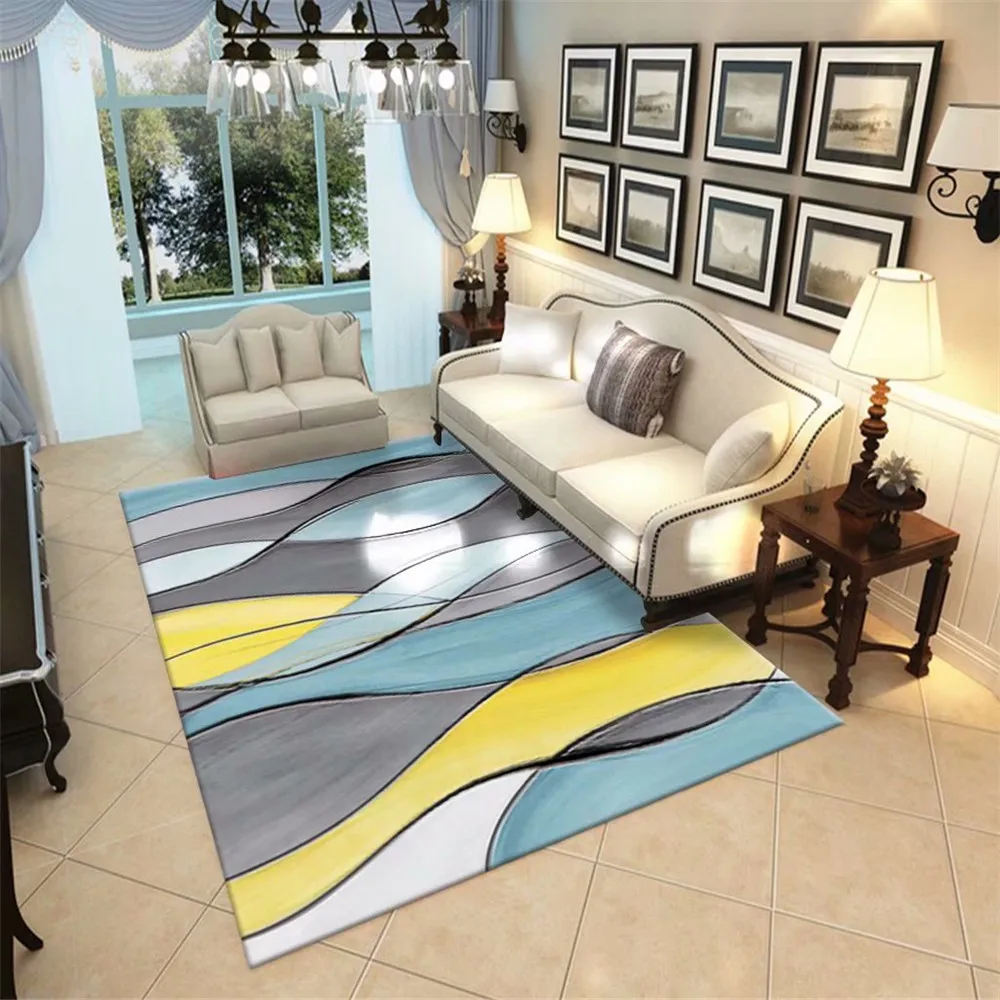 Скандинавский ковер для гостиной фланелевый Противоскользящий кухни напольные