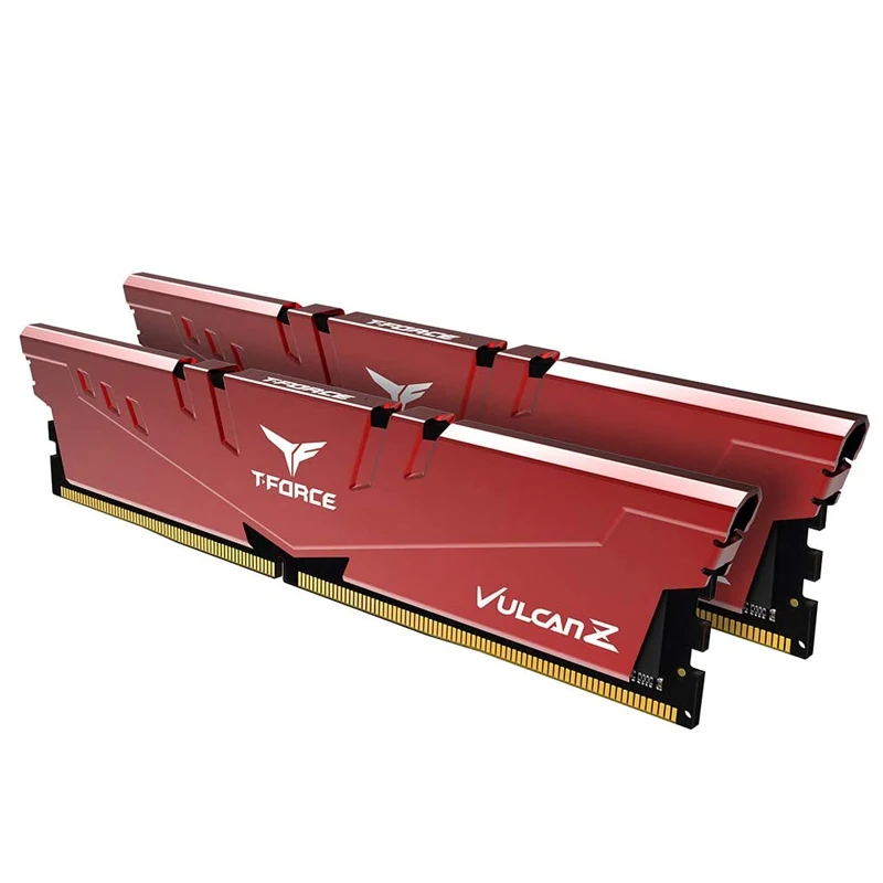 TEAMGROUP T-Force Vulcan Z DDR4 16GB（2x8GB） 32GB（2x16GB） 64GB（2x32GB）3200MHz Desktop Memory Module Ram Red | Компьютеры и