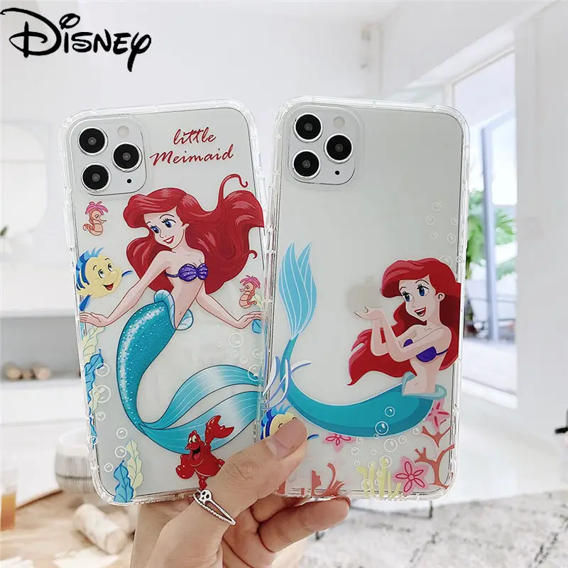 

Силиконовый чехол для телефона с изображением Русалочки из мультфильма Disney подходит для IPhone X/XR/XS/XSMAX/11/12PRO/12
