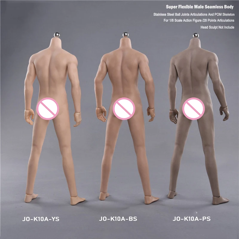 _ 1/6 новая супергибкая бесшовная фигурка мужского тела из нержавеющей стали
