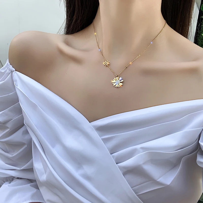 2020 корейский новый дизайн модное ювелирное изделие из титановой стали маленькая