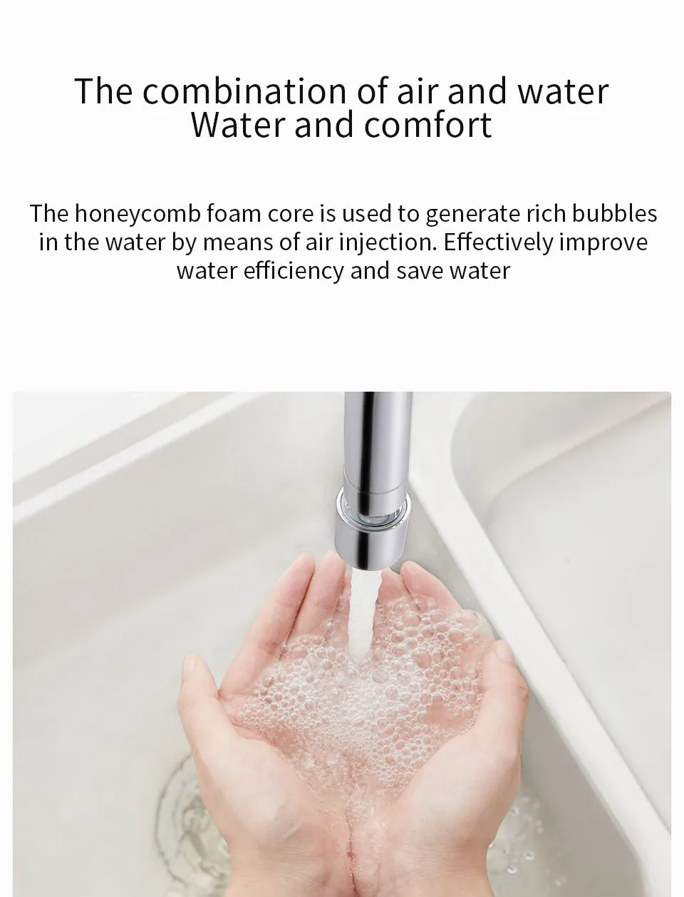 Xiaomi DABAI кухонный аэратор водный диффузор Bubbler цинковый сплав водосберегающая головка фильтра кран с форсункой соединитель двойной режим