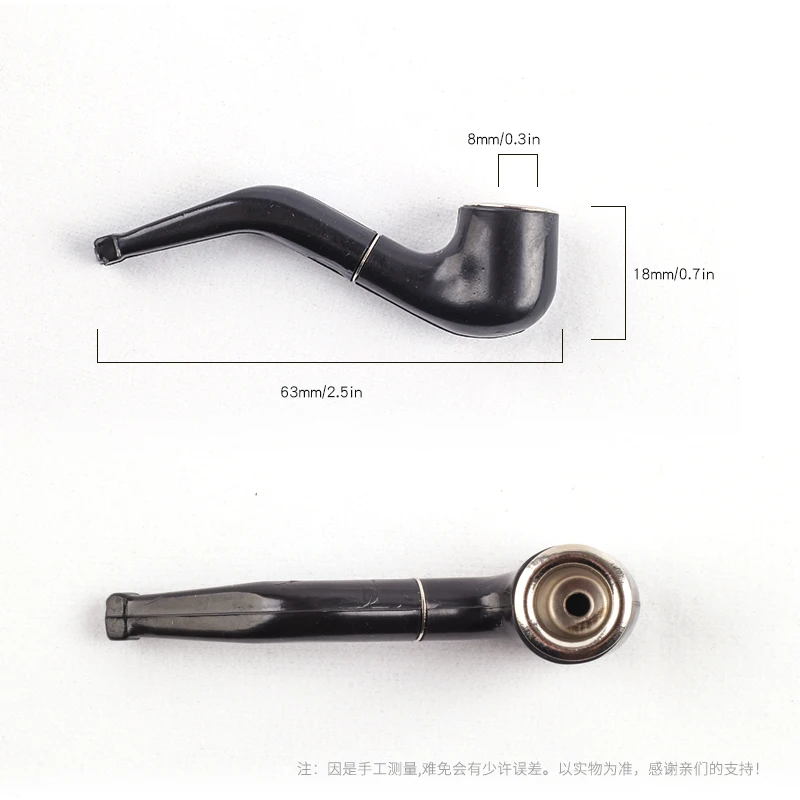 Пластиковая мини-трубка для курения черного табака держатель сигарет с