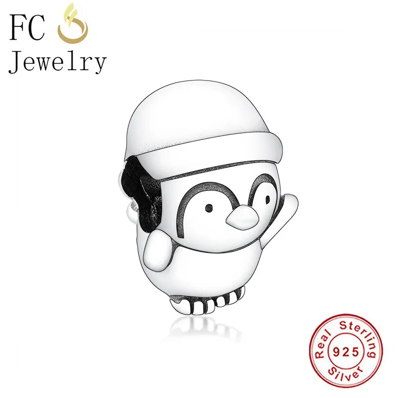 FCJ1285 FC ювелирные изделия подходят к оригиналу Pandora очаровательные браслеты 925 пробы Серебряная башня Сердце мама День матери семейная с буквами бусины Berloque - Цвет: FCJ1285