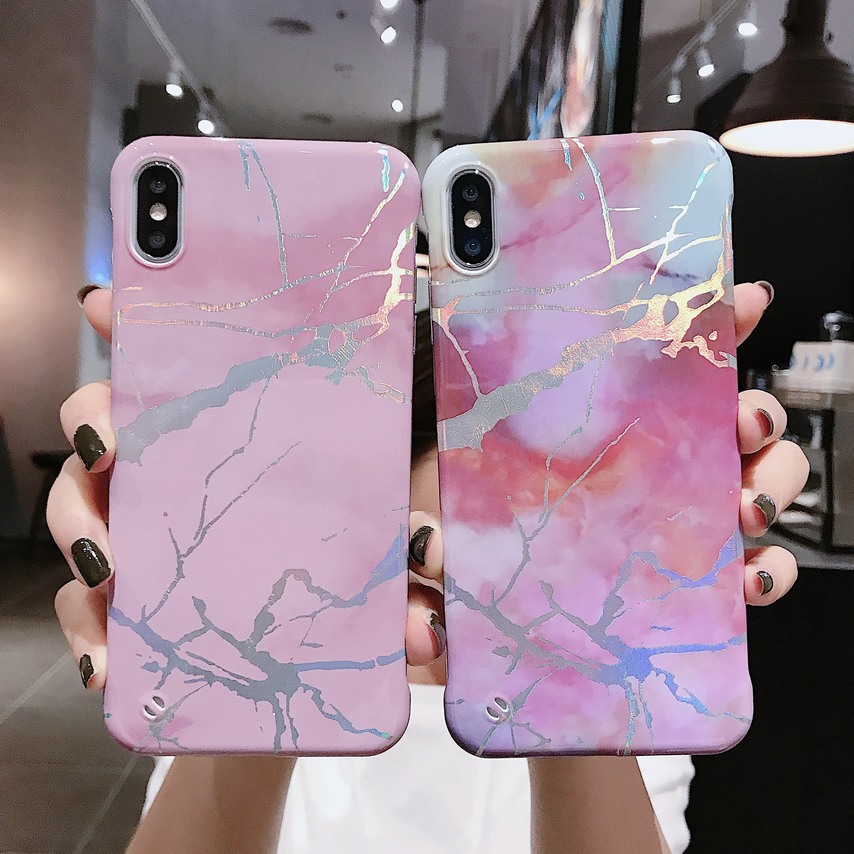 KISSCASE Многоцветный Мраморный чехол для телефона iPhone 11 Pro Max XR/XS Max/X 6/6S/7/8 Plus