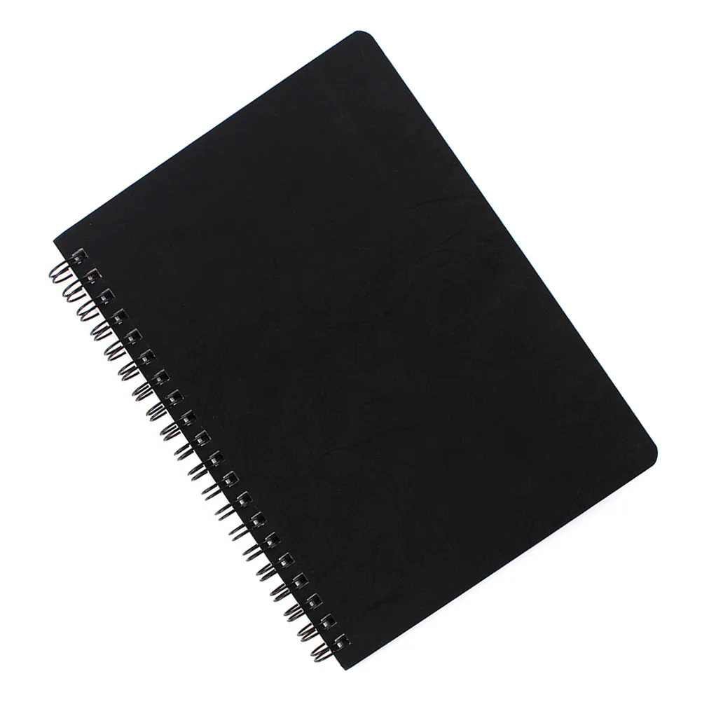 

2pcs DIY Vintage Kraft Paper Sketchbook Notebook Stationery School Supplies Spiral Coil Notepad For Painting Drawing Kids Gift