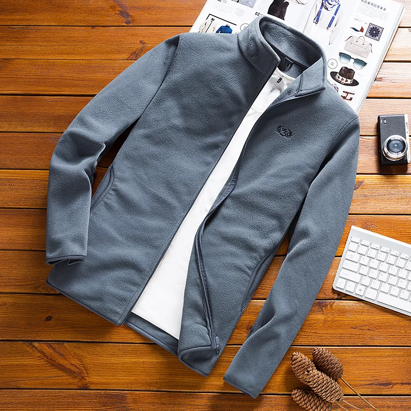 Мужская Флисовая уличная одежда тактическая ветровка куртка из мягкой ткани