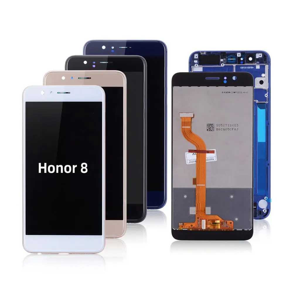 Замена оригинальный дисплей Honor 8 дигитайзер ЖК экран модуль для huawei с рамкой