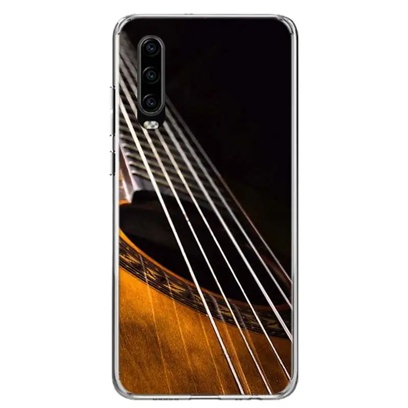 Чехол для телефона с бас гитарными струнами Huawei P40 P30 P20 P10 Mate 10 20 30 Lite Pro P Smart Z Plus 2019 |