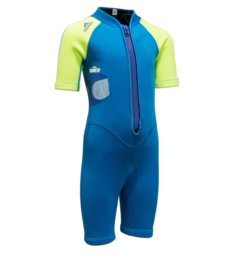 Неопреновый гидрокостюм SBART 2 мм для детей плавания мальчиков и девочек