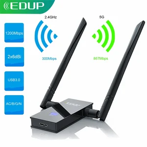 Wi-Fi-адаптер EDUP, 1200 Мбитс, USB 2,4,5 ГГц
