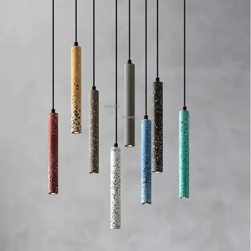 Скандинавский светодиодный подвесной светильник в винтажном стиле