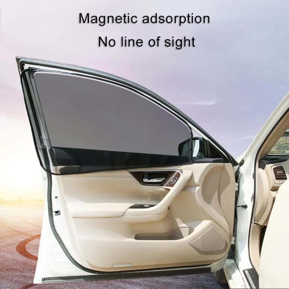 

Magnetic Car Side Window Shade Sunshade Mesh Cloth UV Protection Shield for Auto Automobiles Exterior Accessories