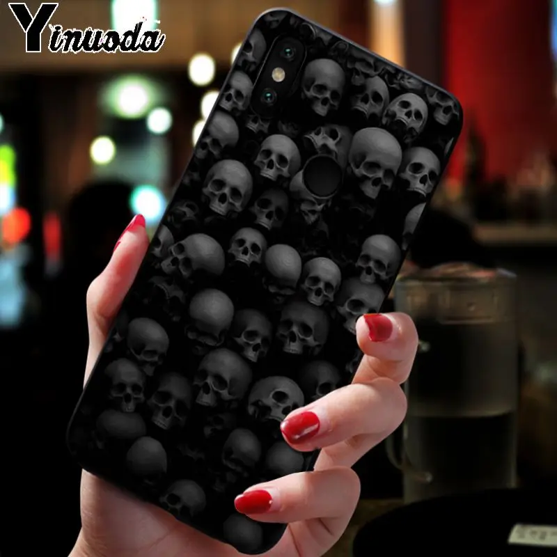 Yinuoda Каратель маска череп аксессуары чехол для телефона xiaomi redmi 7 5plus 6pro 6a 4x go note5 note7 note6pro mi8se 9se coque - Цвет: 15