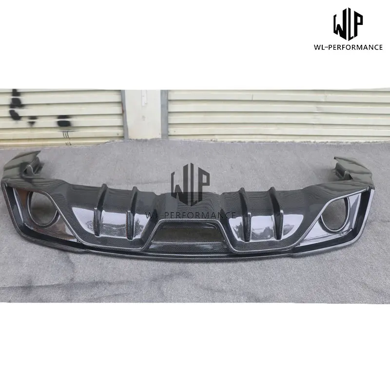 Спойлер для переднего и заднего бампера из углеродного волокна диффузор боковые