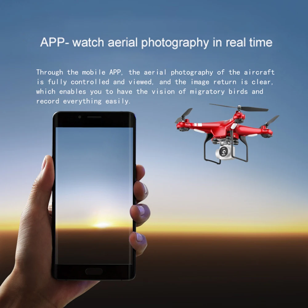 Радиоуправляемый Дрон игрушки с дистанционным управлением HD Антенна Wifi FPV 480 P/720