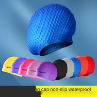 swimming cap boys and girls adult waterproof and comfortable professional pu silicone swimming goggles equipment set