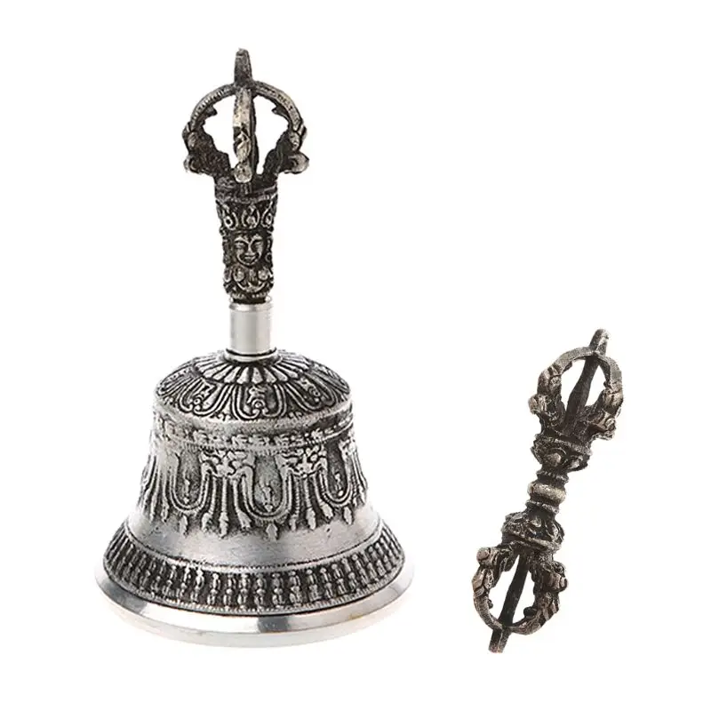 Новый тибетский буддийский медитация храма пение колокольчик с Dorje Vajra буддизм