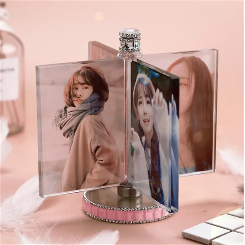 Крутящаяся Стеклянная фоторамка с изображением мельницы для фотографий | Дом и