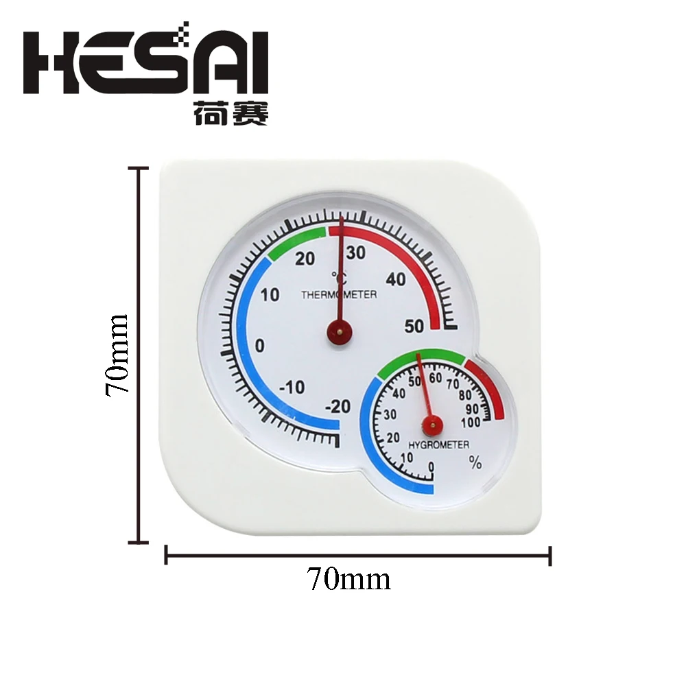 Мини круглые часы в форме сердца для дома и улицы гигрометр термометр