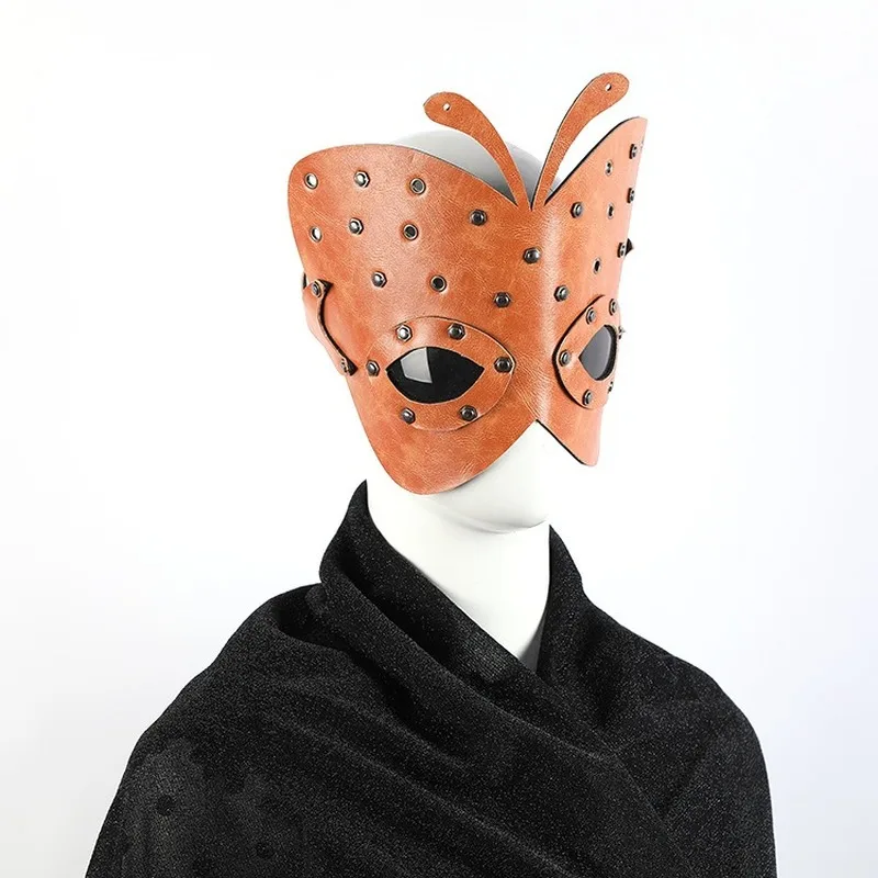 Маска-бабочка в стиле стимпанк на Хэллоуин семейная Пасхальная смешная кожаная