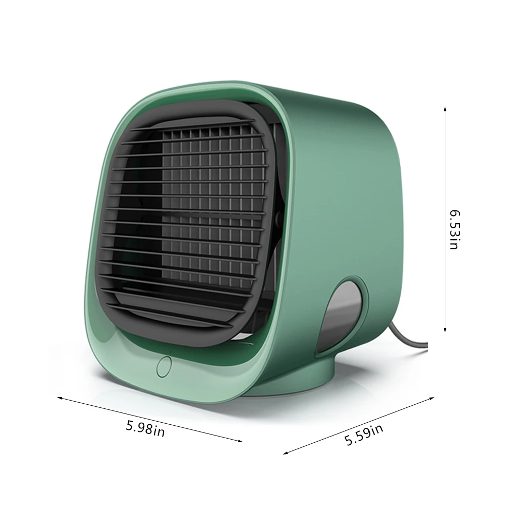 Портативный увлажнитель-очиститель воздуха 3 в 1 USB настольный вентилятор
