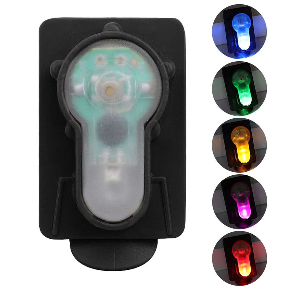 

6 Colors Tactical Signal Light with Clip Survival Lamp with Hook & Loop Military Signal Lights Hunting Outdoor Survival Tools