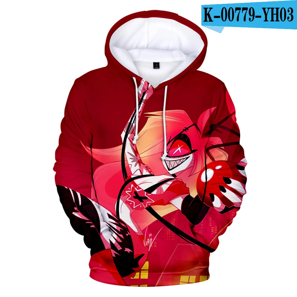 

2021 Summer Animation Hell Princess Men's 3D Anime Hoodie Ladies Men's Streetwear Casual Hoodie Hip Hop Top Loose Pullover