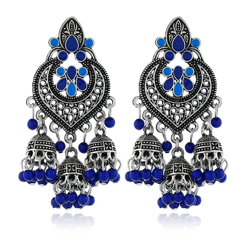 

European and American Fashion Tassel Earrings Bohemian Alloy Earrings Earrings Earrings Women
