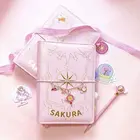Sharkbang PU A6 свободный лист кавайная Сакура, волшебная девушка, дневник, книга, ежедневник, ежедневник для девочек, подарок для журналов