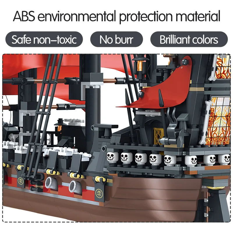 1207 шт Пираты Карибского моря королева Анны мести модель строительные блоки